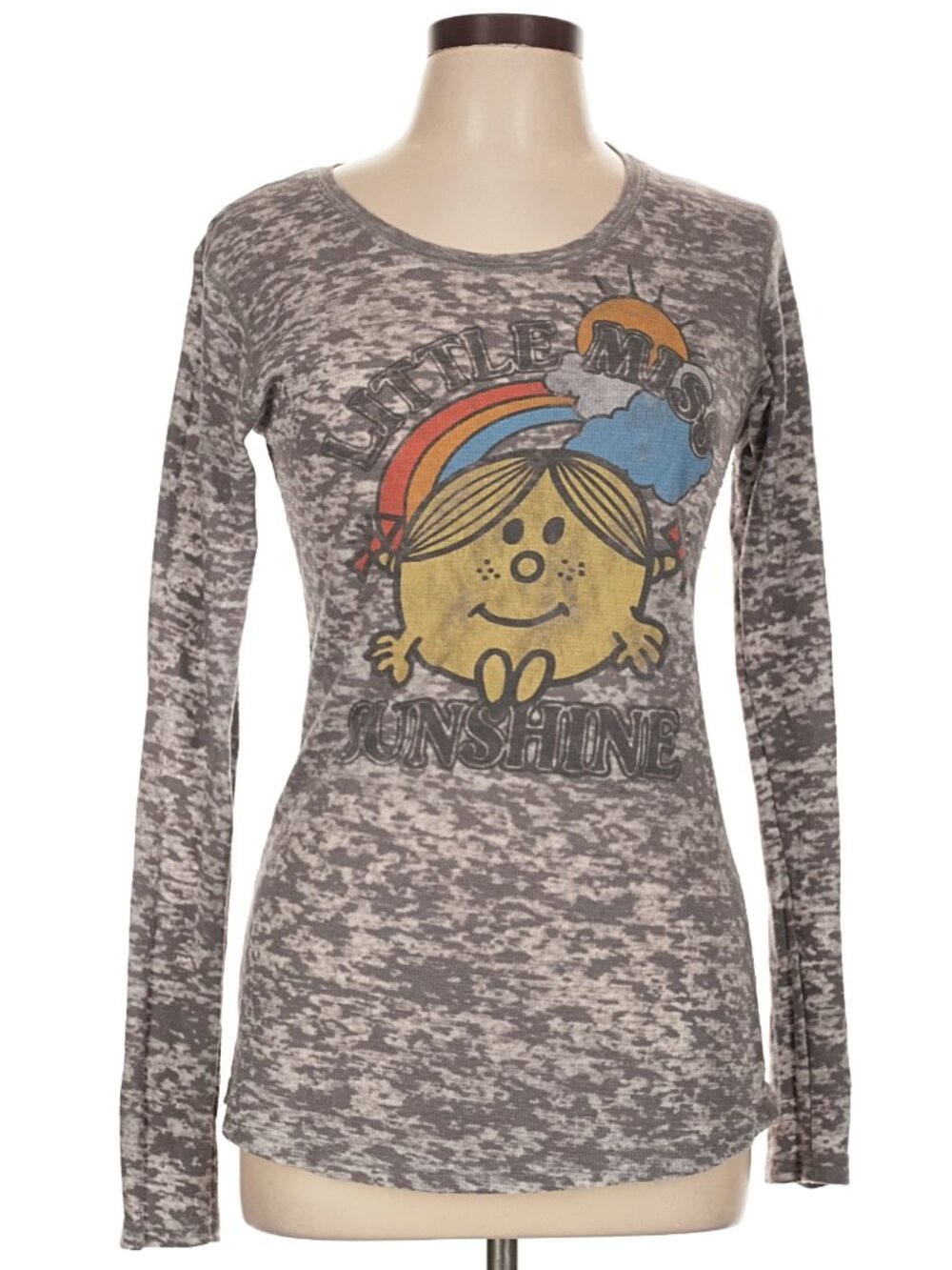 LITTLE MISS SUNSHINE Burnout Thermal Shirt VINTAGE Y2K 2000s RARE